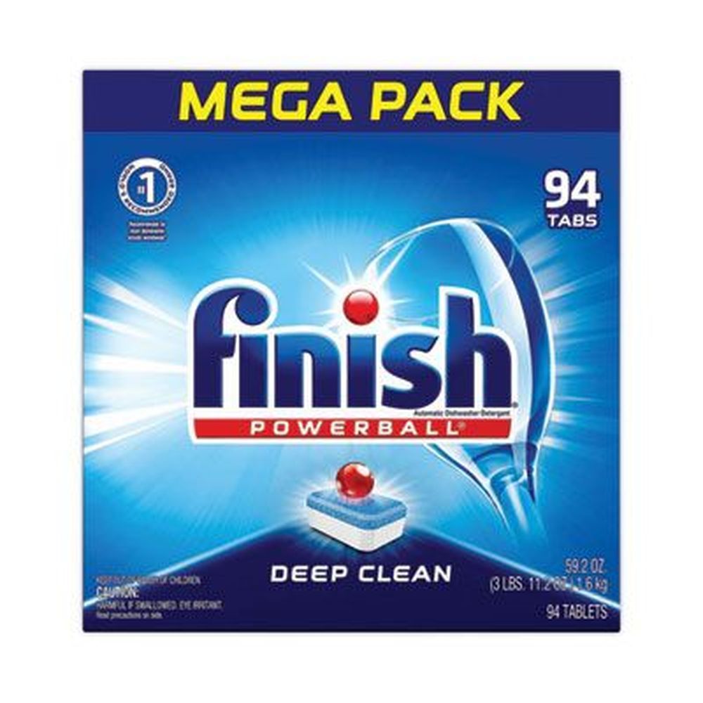 Finish Fresh Scent Powerball Dishwasher Tabs - 94 Per Box -- 4 Boxes Per Case