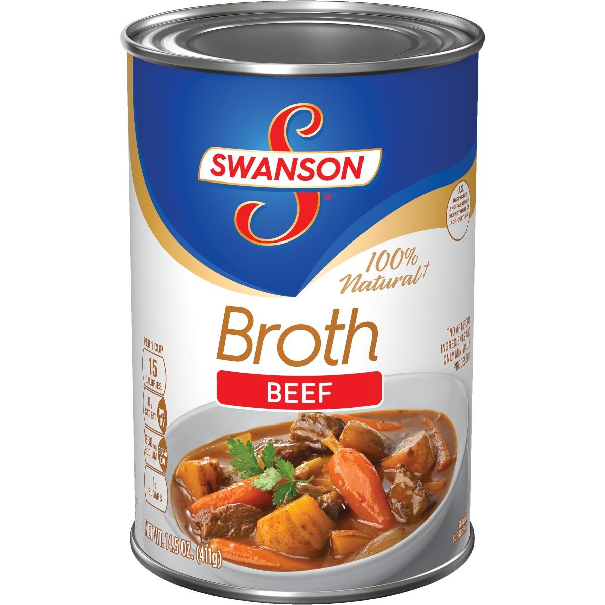 Swanson Beef Broth, 14.5 Ounce -- 24 Per Case