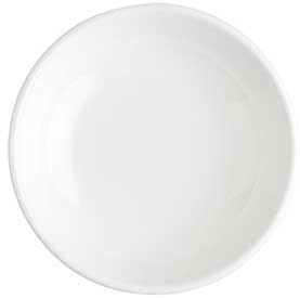 Tablecraft White Melamine Round Mini Plate, 3.25 Ounce Capacity -- 24 Per Case