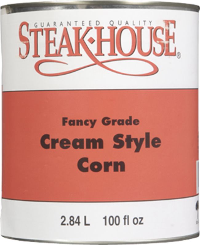 Steakhouse Cream Style Corn, 2.84 L -- 6 Per Case