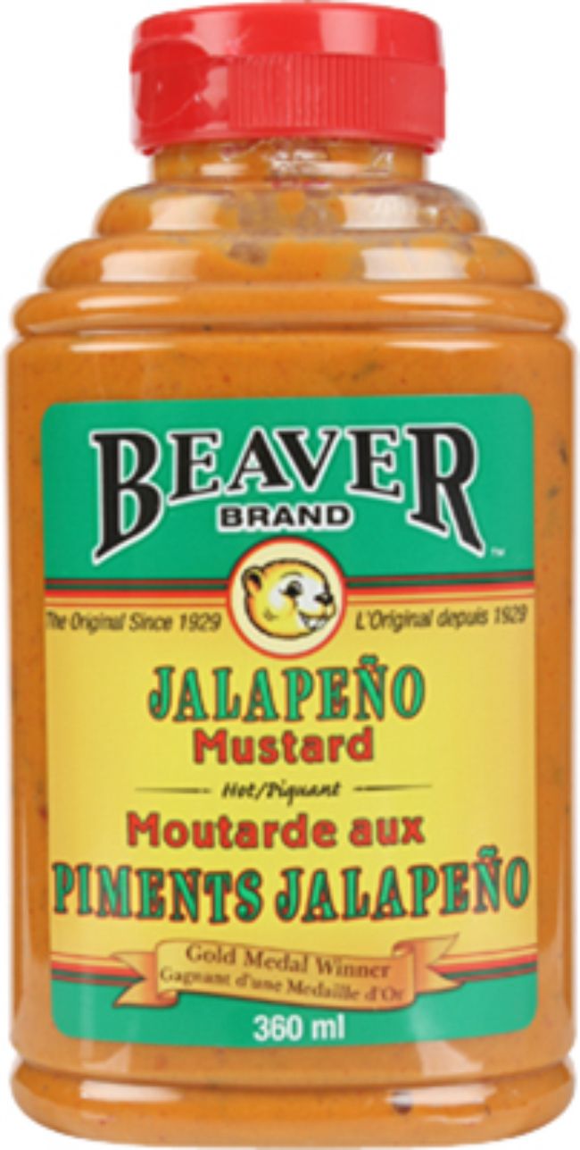 Beaver Moutarde Au Jalapeño, 360 Ml -- 6 Par Boîte