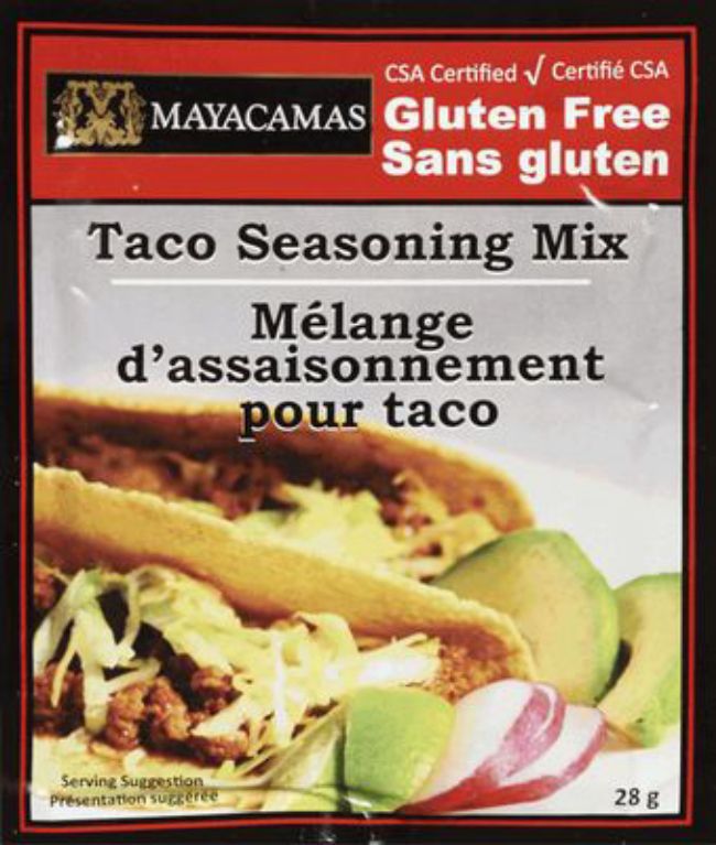 Mayacamas Mélange D'assaisonnement Pour Tacos Sans Gluten, 28 G -- 12 Par Boîte