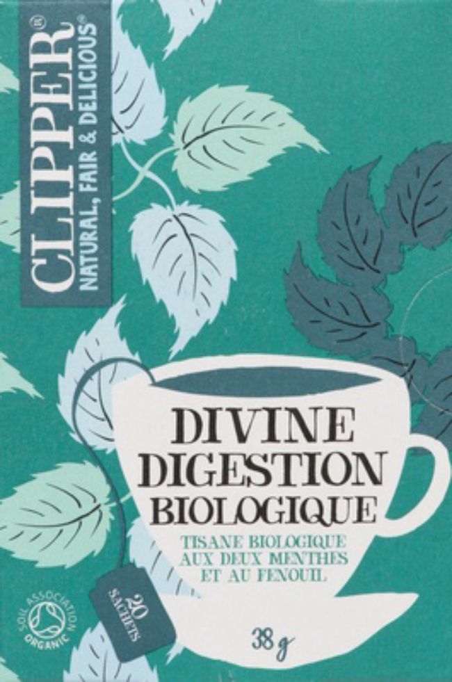 Clipper Tisane Menthe Double Et Fenouil Biologique Après Dîner, 38 G -- 6 Par Boîte