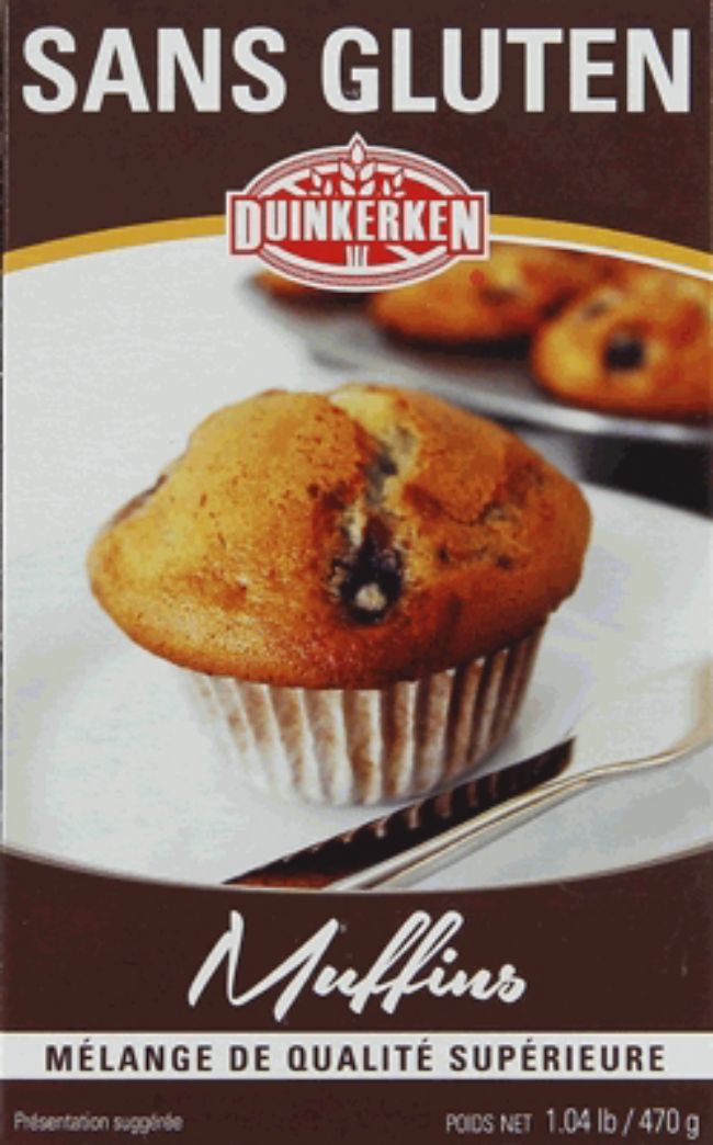 Duinkerken Gluten-free Muffin Mix, 470 G -- 6 Per Case