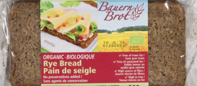 Bauernbrot Organic Rye Bread Germany, 500 G -- 12 Per Case