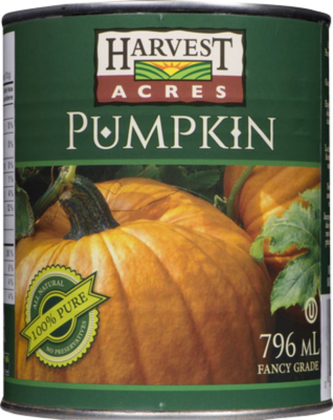 Harvest Acres Citrouille, 796 Ml -- 12 Par Caisse