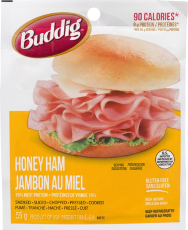 Carl Buddig Jambon Fumé Au Miel En Tranches Fines, 55 G -- 12 Par Caisse