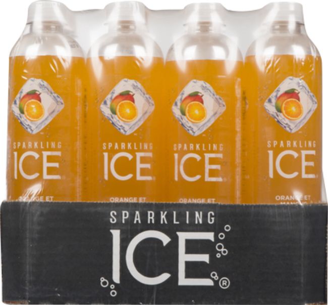 Sparkling Ice Orange/mango Sparkling Water, 503 Ml -- 12 Per Case