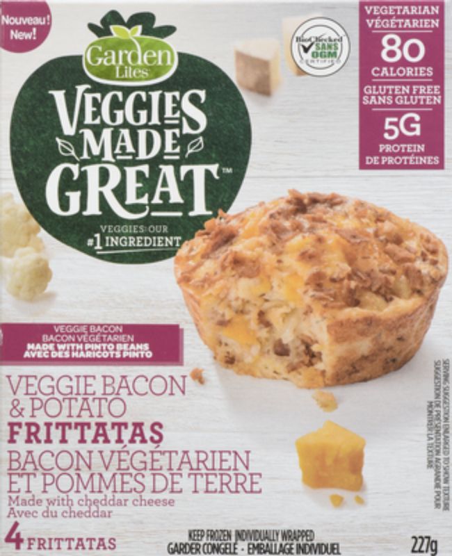 Veggies Made Great Frittatas Végétariennes Au Bacon Et Aux Pommes De Terre, 227 G -- 8 Par Caisse