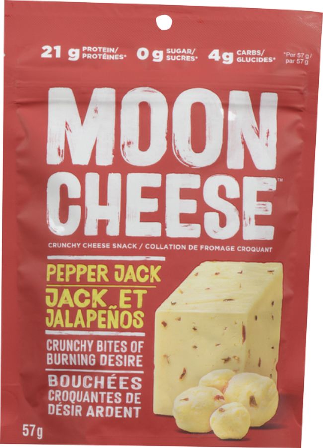 Moon Cheese Fromage Pepper Jack, 57 G -- 12 Par Boîte