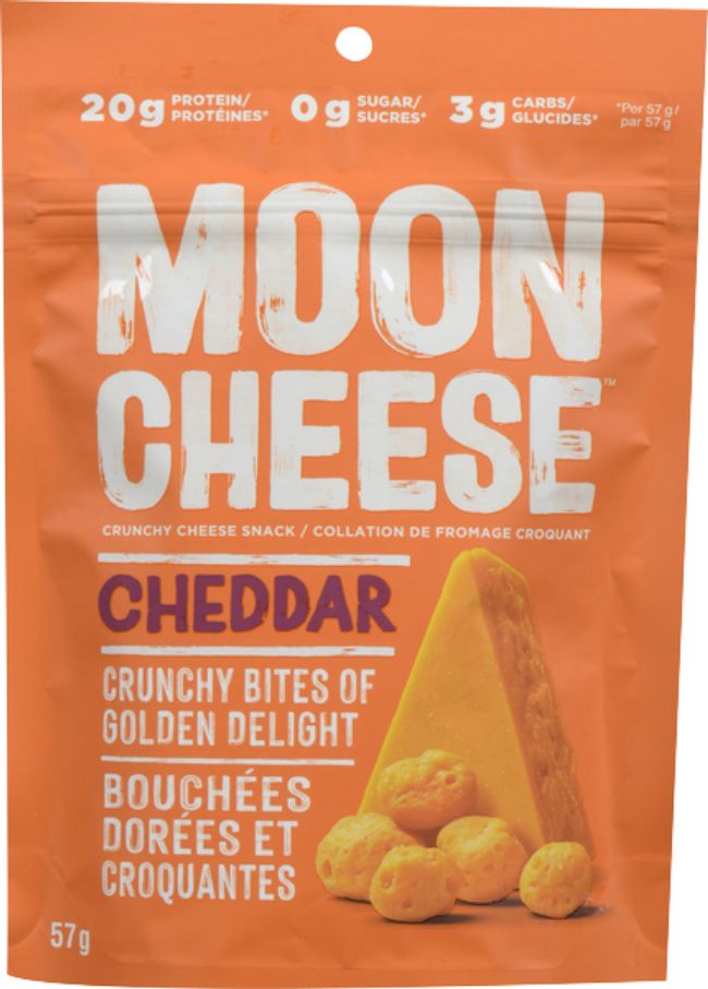Moon Cheese Fromage Cheddar Moyen, 57 G -- 12 Par Caisse