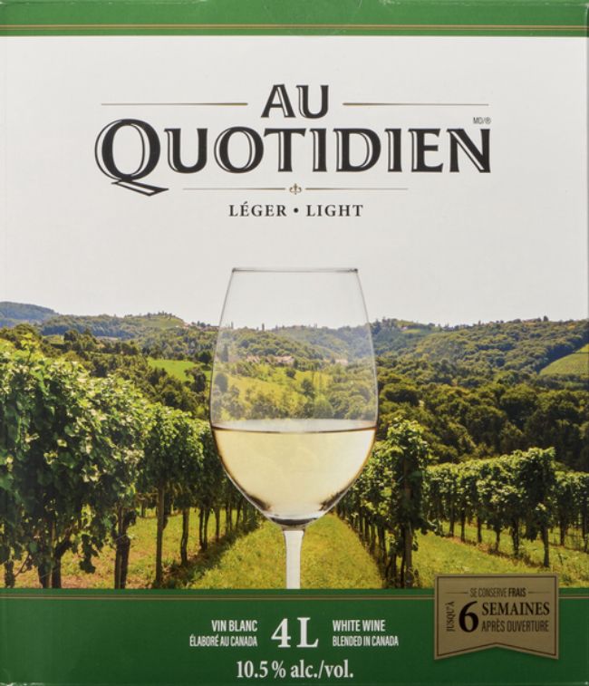 Au Quotidien Canada White Wine