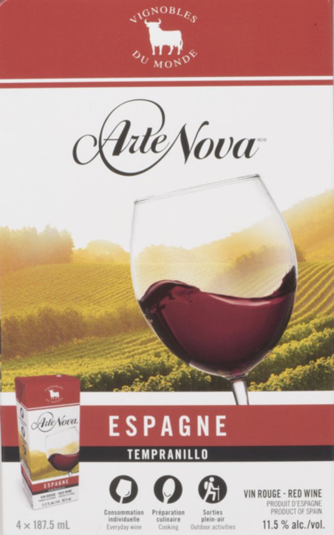 Arte Nova Spain Red Wine