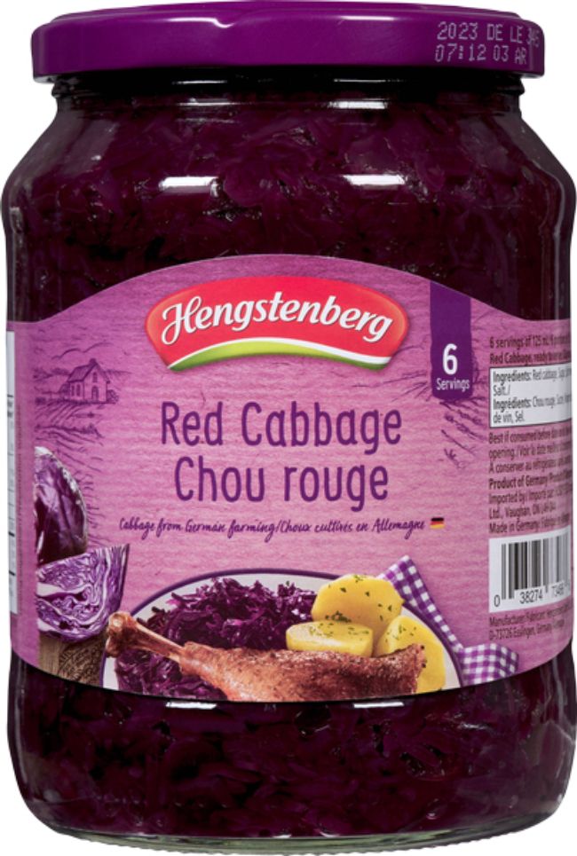 Hengstenberg Chou Rouge, 720 Ml -- 12 Par Boîte