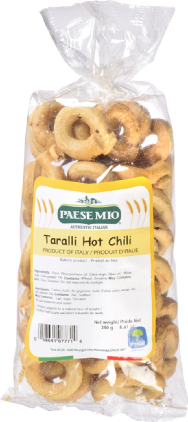 Paese Mio Taralli Hot Chilli, 250 G -- 14 Per Case