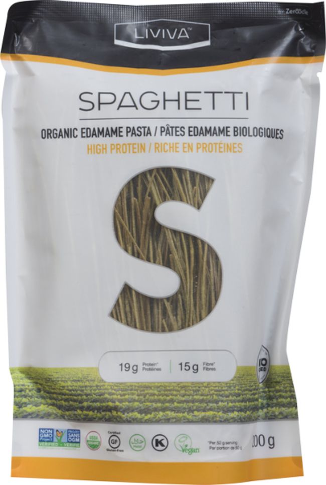 Liviva Spaghettis Aux Haricots Mungo Biologiques, 200 G -- 6 Par Boîte