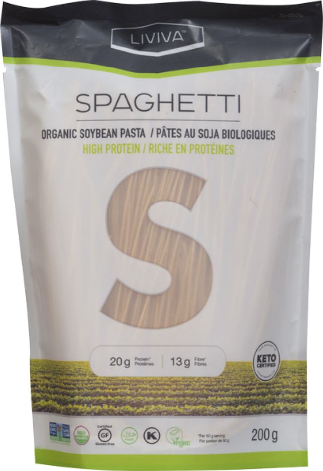 Liviva Pâtes Spaghetti Au Soja Biologique, 200 G -- 6 Par Boîte