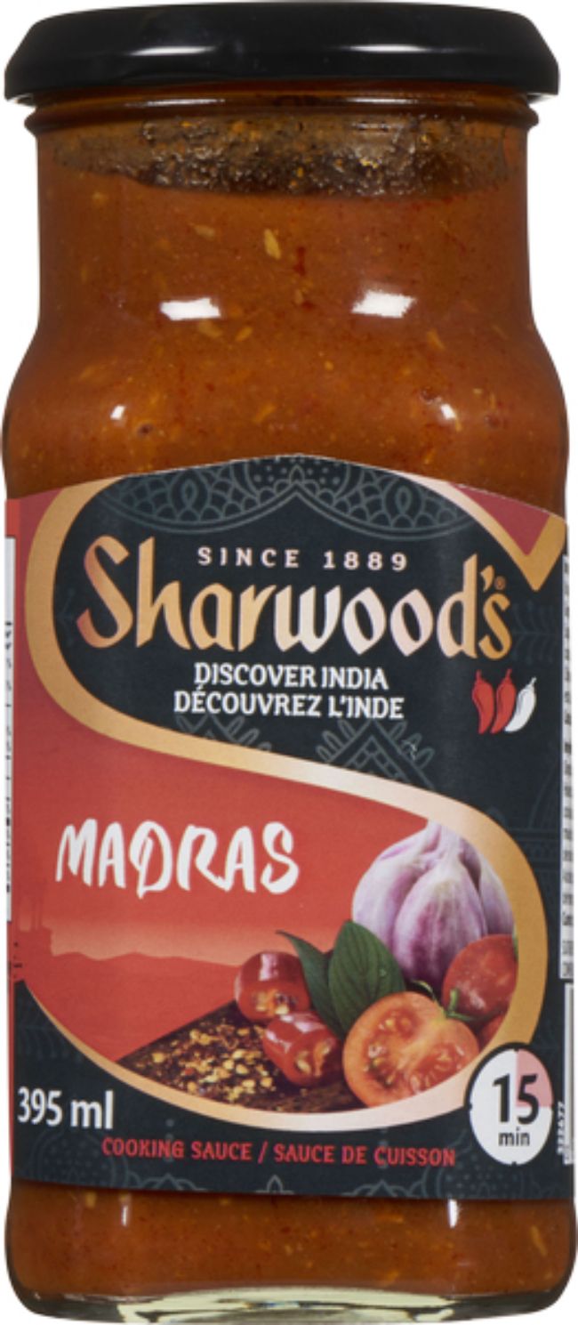 Sharwood's Madras Cooking Sauce, 395 Ml -- 6 Per Case