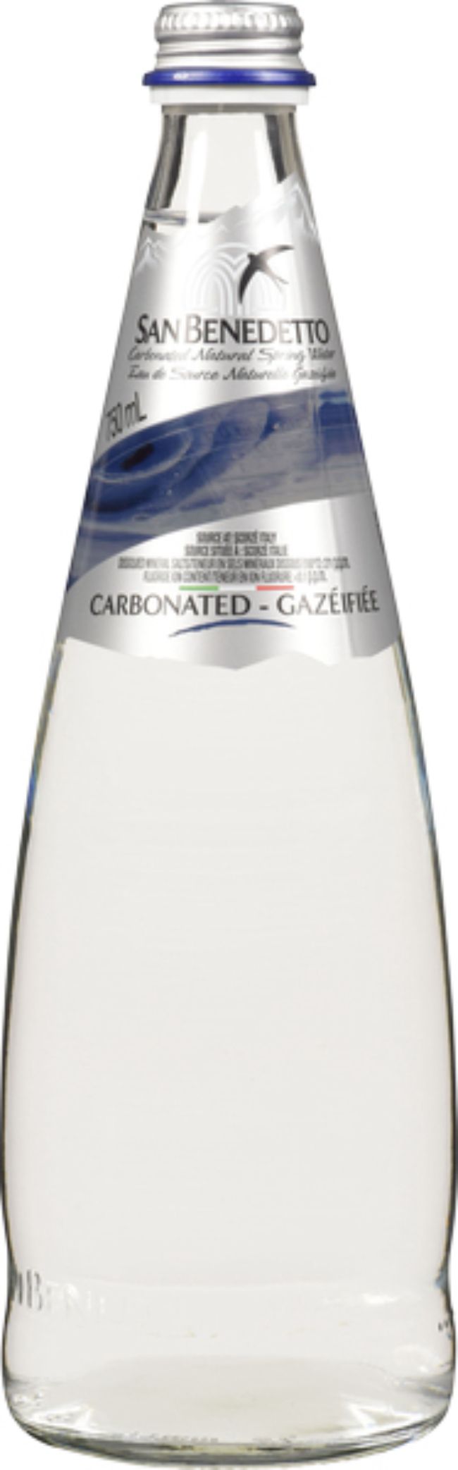 San Benedetto Natural Sparkling Water, 750 Ml -- 12 Per Case