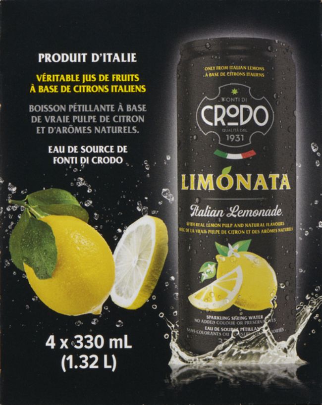 Royal Unibrew Lemon Soda, 330 Ml -- 6 Per Case
