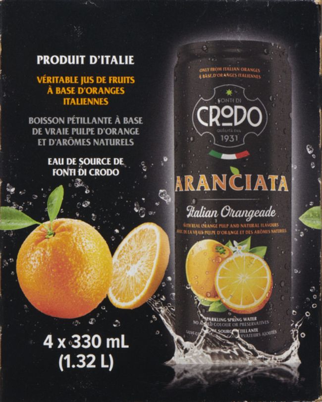 Royal Unibrew Orange Soda, 330 Ml -- 6 Per Case
