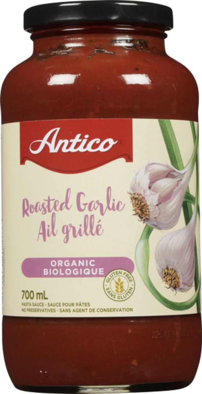 Antico Tradition Organic Roasted Garlic Sauce, 700 Ml -- 6 Per Case