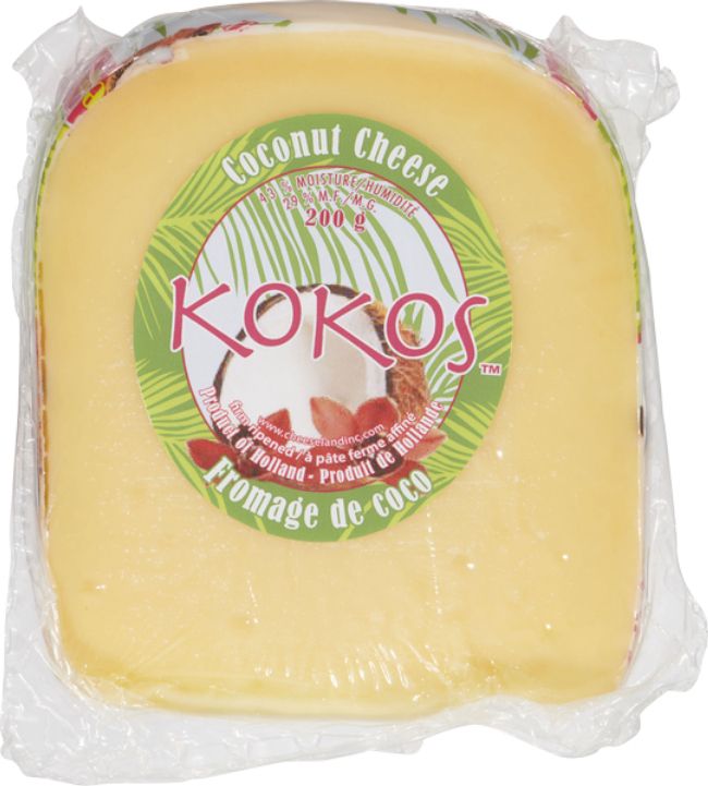 Cheeseland Coconut Kokos Cheese Wedge, 200 G -- 12 Per Case