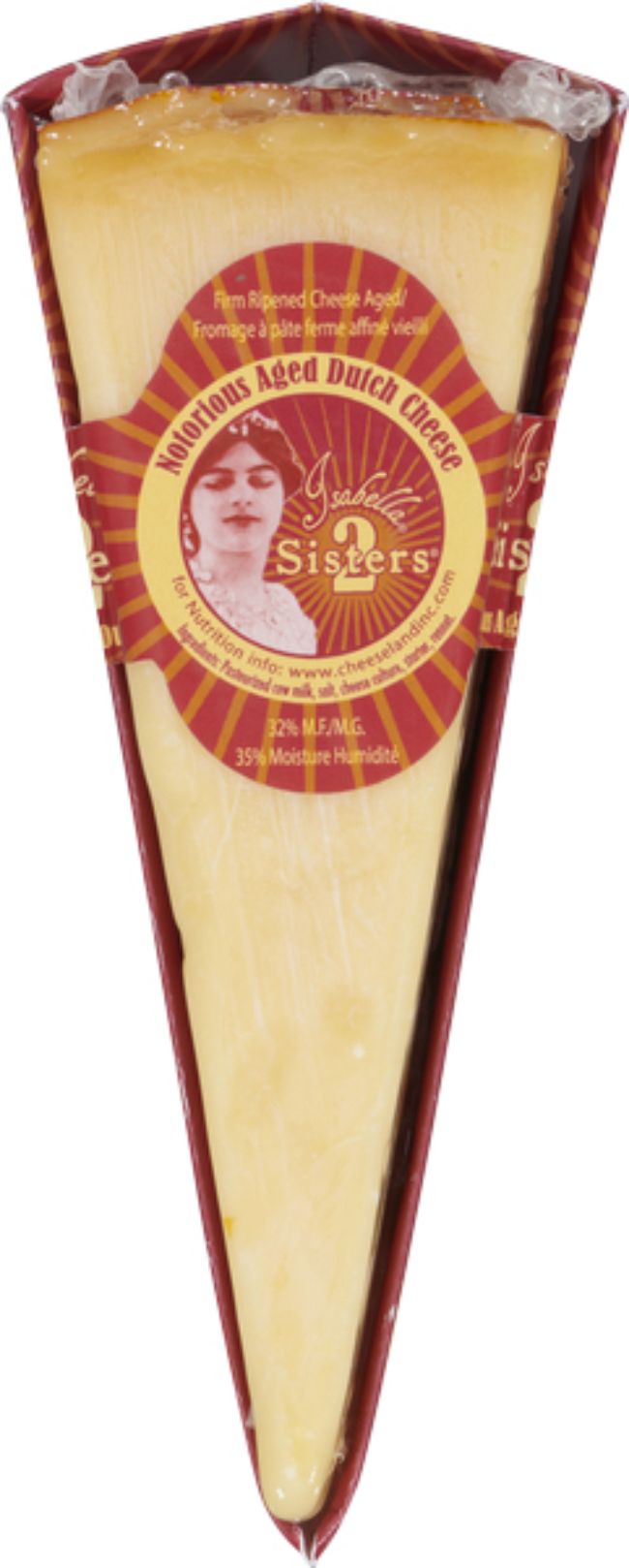 Cheeseland Holland Two Sister Aged Isabella Dutch Cheese, 250 G -- 12 Per Case
