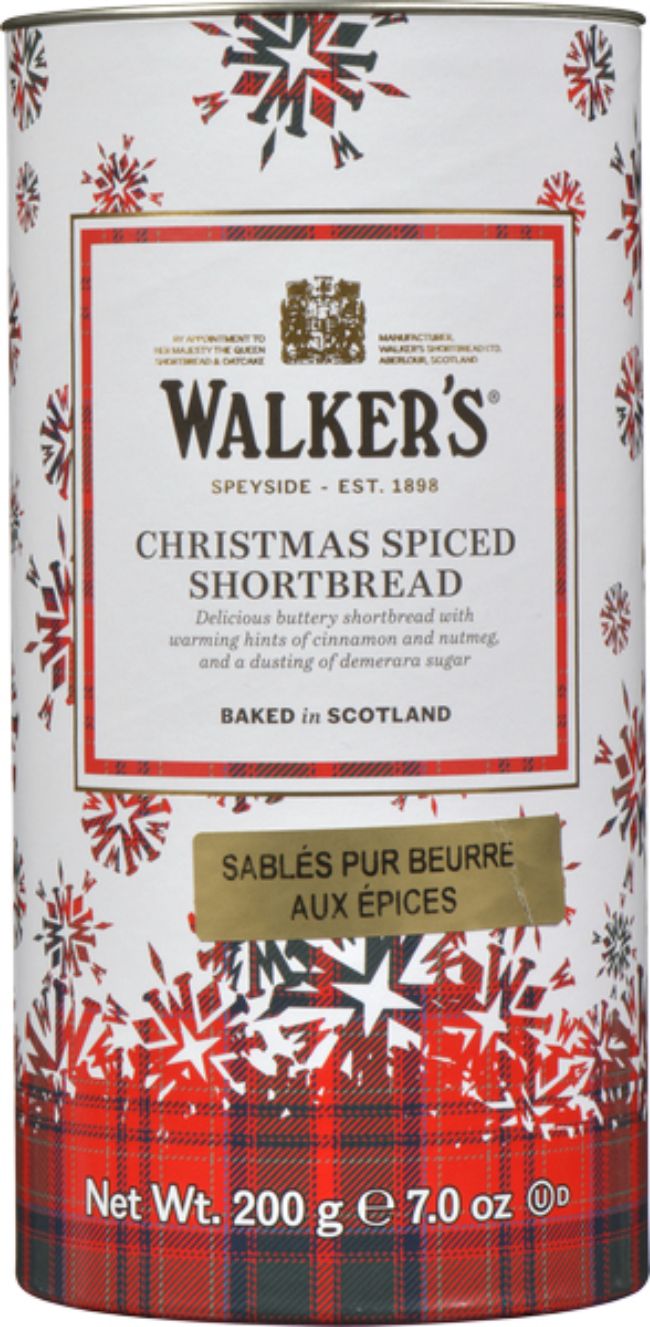 Walkers Sablés Épicés De Noël En Tube Festif, 200 G -- 12 Par Boîte