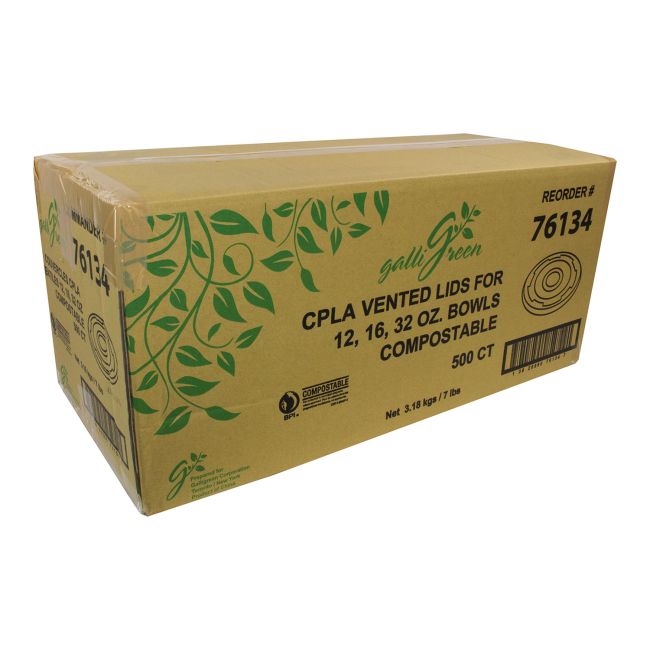 Galligreen Cpla 12-32 Oz Soup Bowl Lid -- 500 Per Case