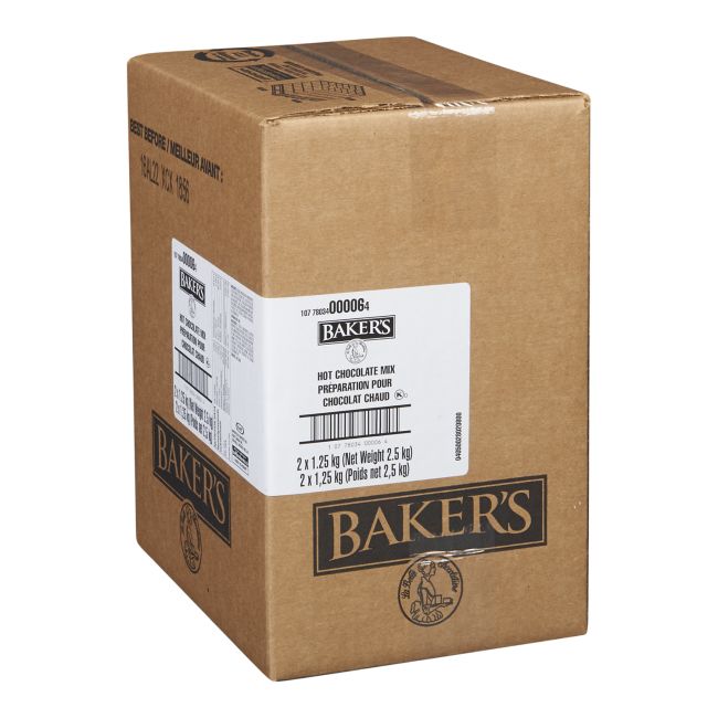 Baker's Instant Hot Chocolate Mix, 25 G -- 100 Per Case