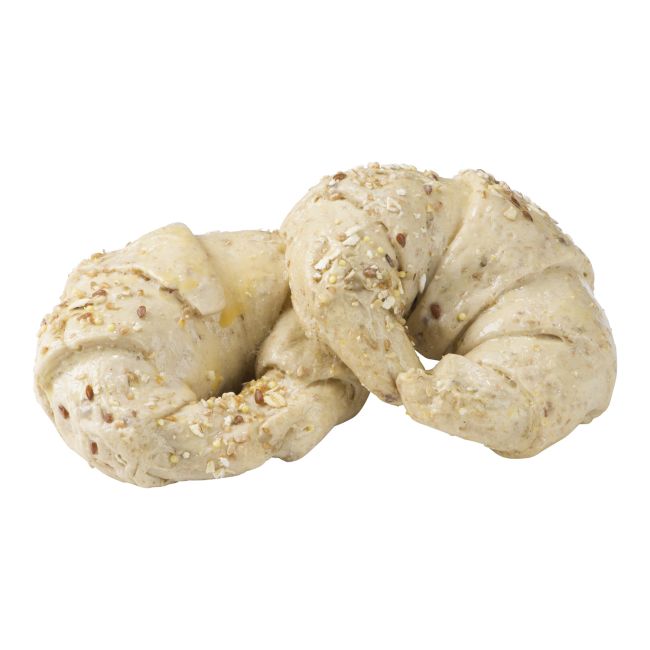 Bridor Ready-to-bake Multigrain Curved Butter Croissant, 100 G -- 54 Per Case