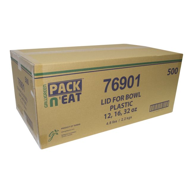Pack N Eat Translucent Vented Pp Lid For 12 To 16 Oz Soup Bowl, 500 Count