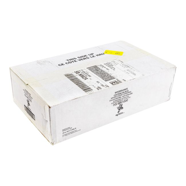 Hy Stix Couteau En Bois De Bouleau Lourd, 50 Unités -- 20 Par Boîte