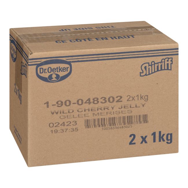 Shirriff Wild Cherry Jelly Powder, 1 Kg -- 2 Per Case