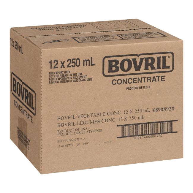 Bovril Bouillon De Légumes Concentré, 250 Ml -- 12 Par Boîte