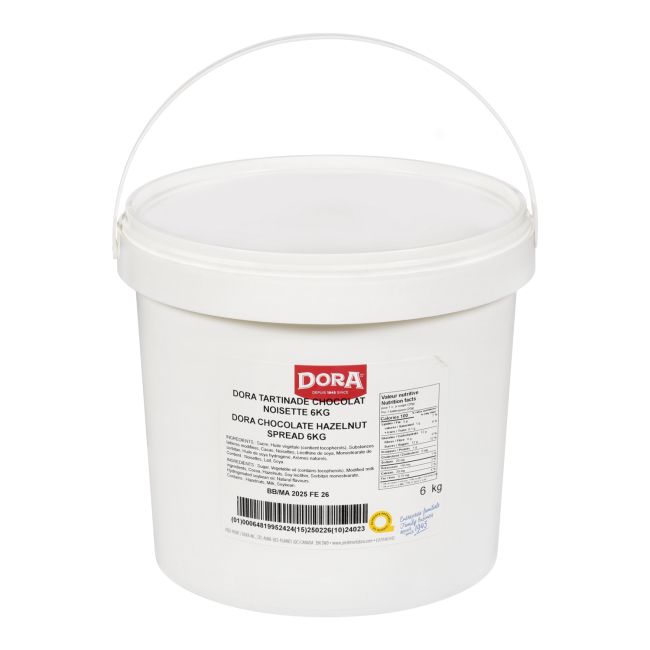 Dora Chocolate Hazelnut Spread, 6 Kg