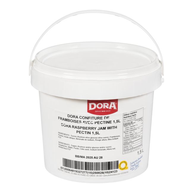 Dora Raspberry Jam With Pectin, 1.5 L