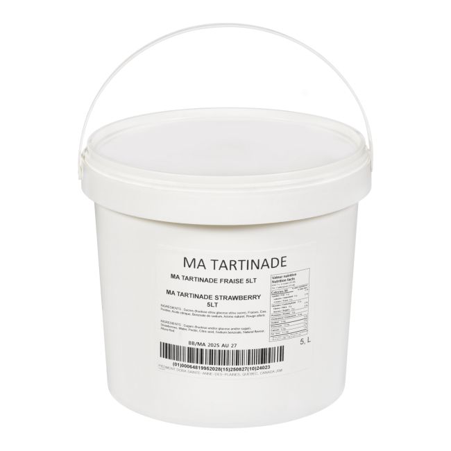 Dora Pâte À Tartiner Aux Fraises Avec Pectine, 5 L
