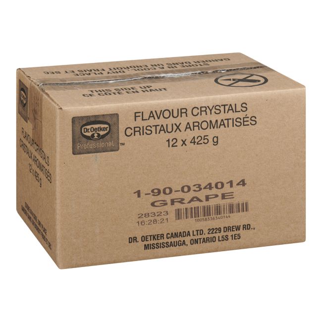 Dr. Oetker Professional Cristaux De Boisson Au Raisin, 425 G -- 12 Par Boîte