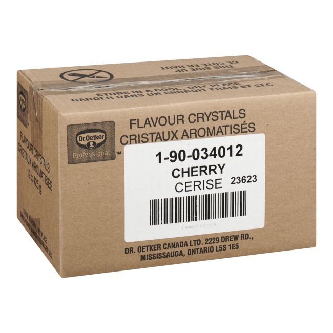 Dr. Oetker Professional Cristaux De Boisson À La Cerise, 425 G -- 12 Par Boîte