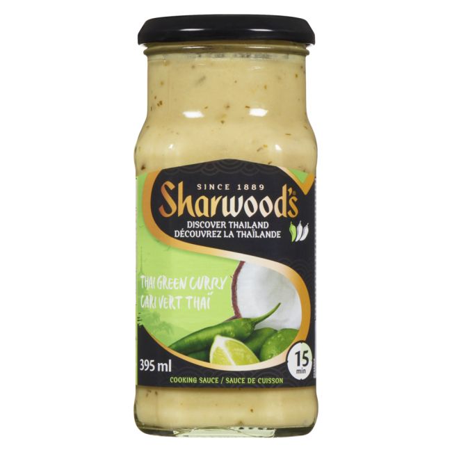 Sharwood's Sauce Au Curry Vert Thaï, 395 Ml -- 6 Par Boîte