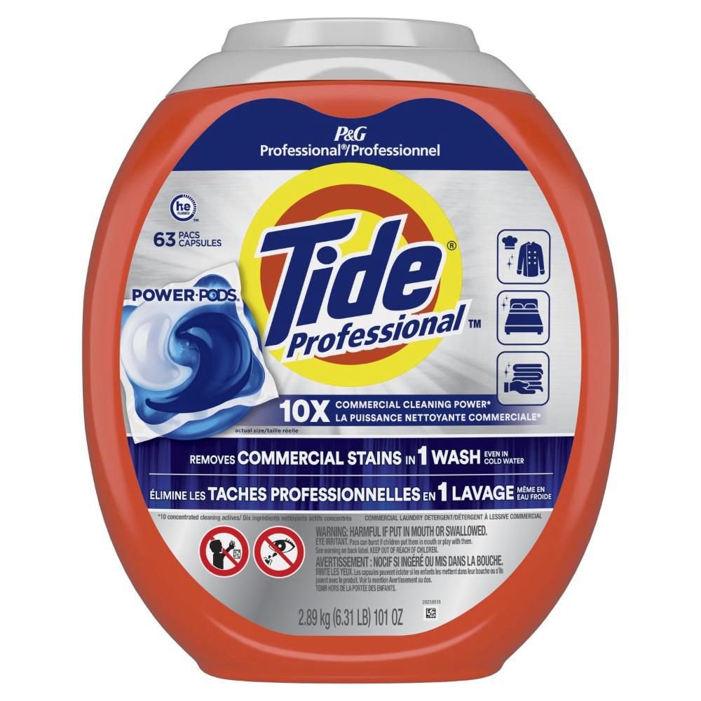 Tide Professional Capsules De Détergent À Lessive, 63 Unités -- 4 Par Boîte