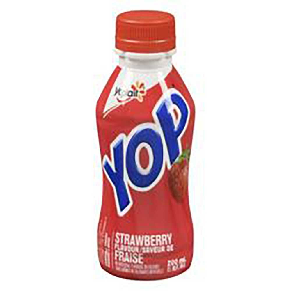 Yoplait 1 Percent Milk Fat Peach Drinkable Yogurt, 200 Ml -- 12 Per Case