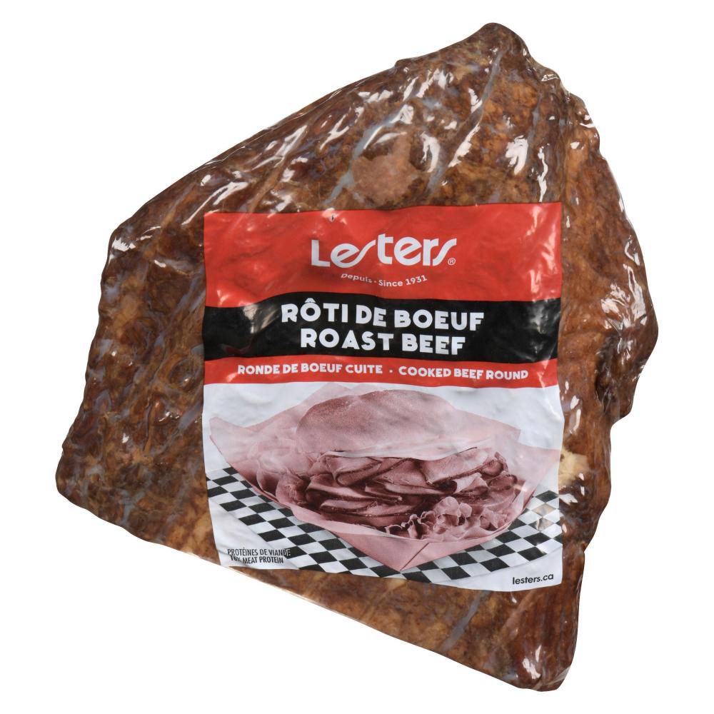 Lesters Cooked Round Roast Beef, 2 Kg -- 2 Per Case