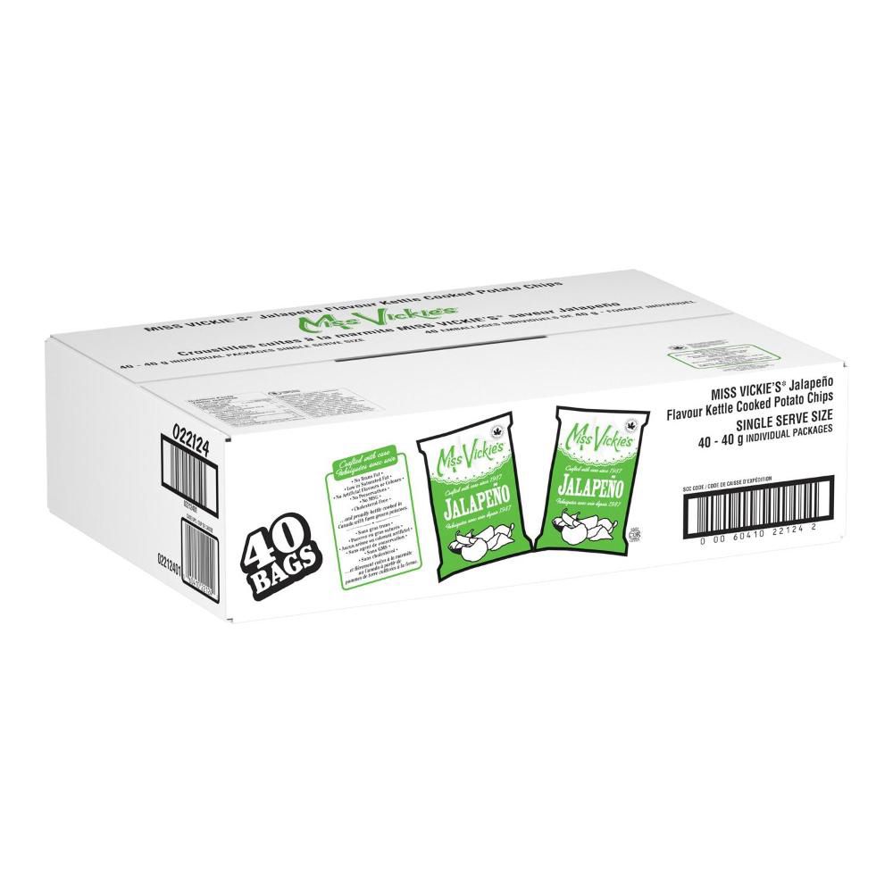 Miss Vickie's Chips De Pommes De Terre Au Goût De Jalapeño, 40 G -- 40 Par Boîte