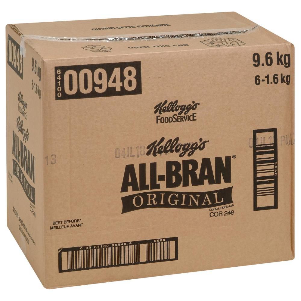 All-bran Céréales Mini Wheats Originales, 1600 G -- 6 Par Boîte