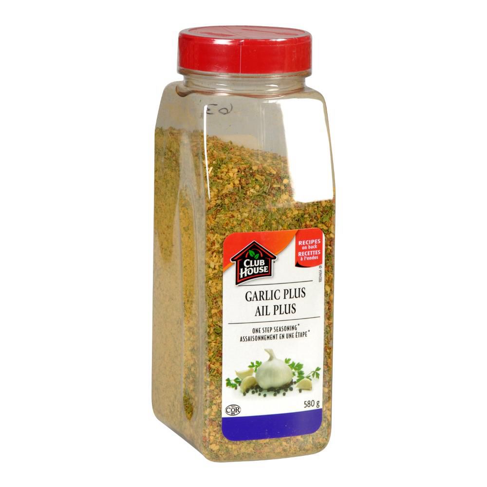Club House Garlic Plus Seasoning, 580 G -- 12 Per Case