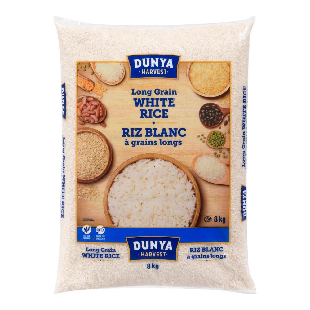 Dunya Riz Blanc De Patna, 8 Kg