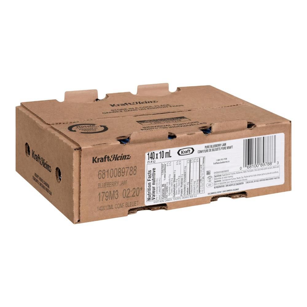 Kraft Blueberry Jam, 10 Ml -- 140 Per Case